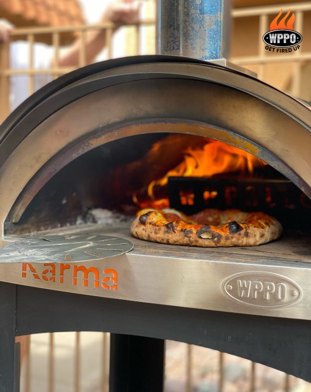 Karma 25 Colored Wood-Fired Oven With Stand/ Cart