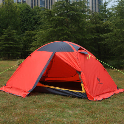 Outdoor Camping Tent - Double-Layer Aluminum Pole Design for Superior Durability