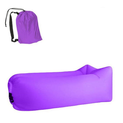 Inflatable Lazy Sofa Outdoor Beach Camping Sleeping Bag Airbed Portable Air Sofa