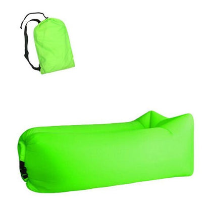 Inflatable Lazy Sofa Outdoor Beach Camping Sleeping Bag Airbed Portable Air Sofa
