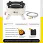 New Explorer 4000W infrared camping stove: portable, windproof, with electronic ignition for outdoor cooking.