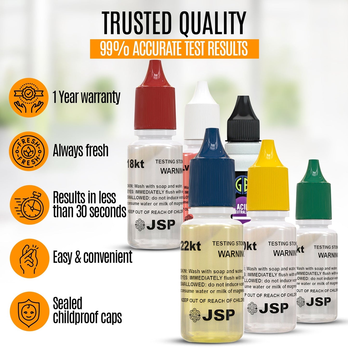 Ultimate Gold, Silver & Platinum Testing Kit | 13-Piece Appraisal Bundle with Acid Solutions, Scale, Storage Box & More