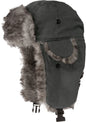 Sakkas Morgan Trapper Hat Ushanka Trooper Unisex Winter Faux Fur Ear Flap with Chin Strap, Warm Ski Snowboard Hunting Cap
