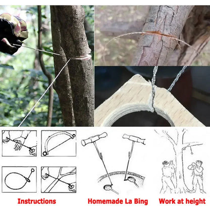 Mini Pocket Wire Saw | Outdoor Camping Survival Gear