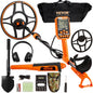 Waterproof Metal Detector, 12" Coil, Professional Rechargeable Gold Detector, 39-50 in Adjustable with LCD 7 Modes Advanced DSP Chip Bluetooth Headset, IP68 for Detecting Gold Treasure Hunting
