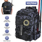 42L/11Gal Fishing Backpack Large Capacity Fishing Tackle Storage Bag with Rod Holders 16-Pocket Water-Resistant with Divider Adjustable Padded Straps for Fishing Gear Outdoor Camping Hiking