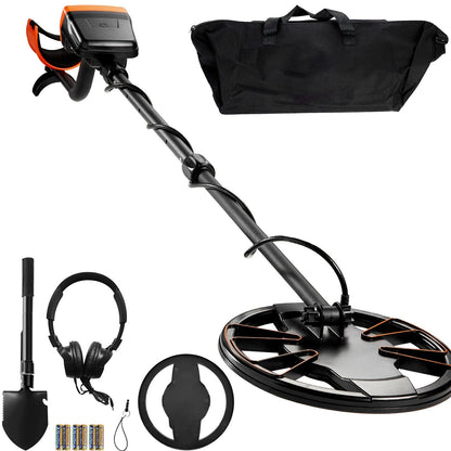Metal Detector for Adults & Kids, 10 Inch Waterproof Search Coil with LCD Display 7 Modes, Adjustable 41''-52'' Aluminum Stem, DSP Chip Higher Accuracy Gold Detector 10'' Detection Depth