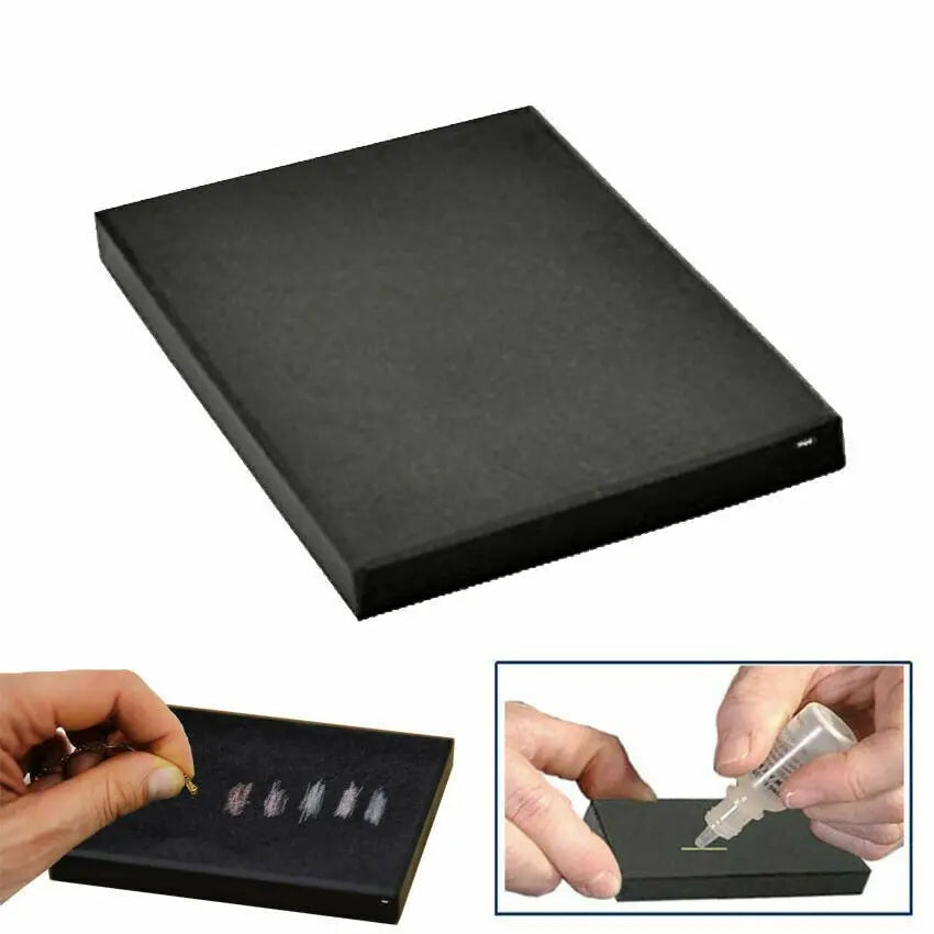 PuriTEST Gold 10K 14K & Silver Test Acid Tester Kit 999 .925 Sterling Testing Stone Detect Precious Metals Detector